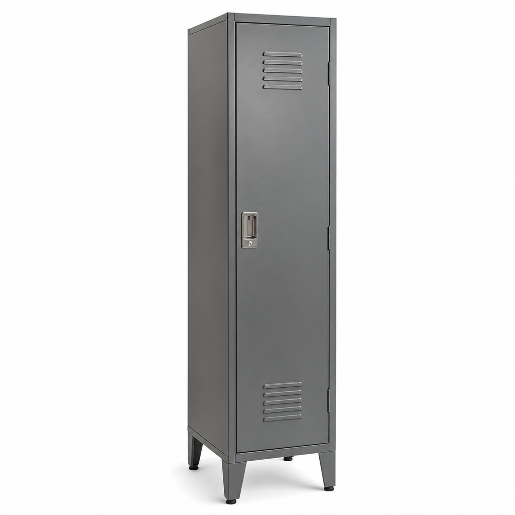 XL Single Column Steel Industrial Locker On Feet