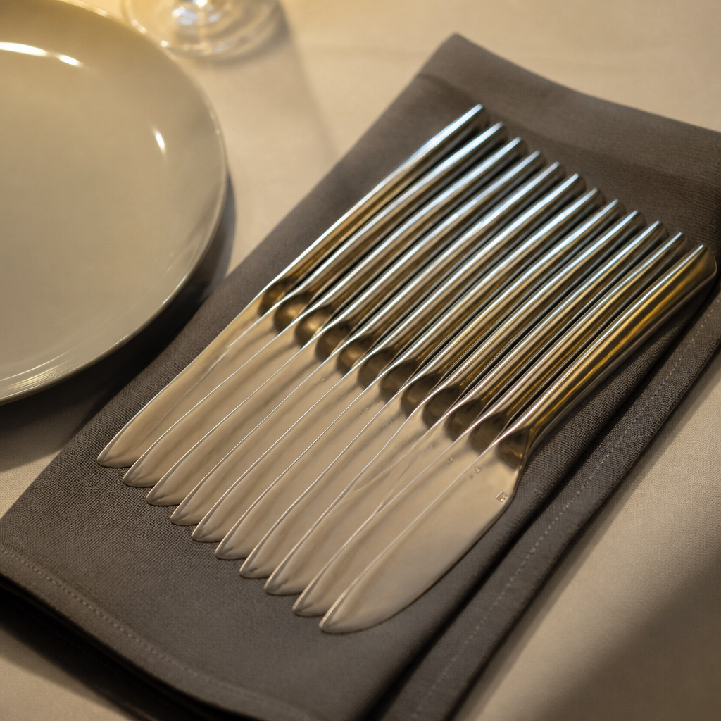Commercial Fish Knife Set of 12 - 209mm Stainless Steel