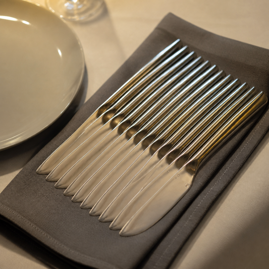 Commercial Fish Knife Set of 12 - 209mm Stainless Steel