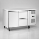 Commercial Counter Fridge 314Ltr 1 Door 2 Drawer Stainless Steel