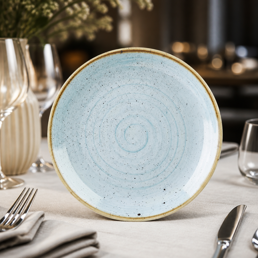 Commercial Duck Egg Coupe Plates 228mm - 12 Pack