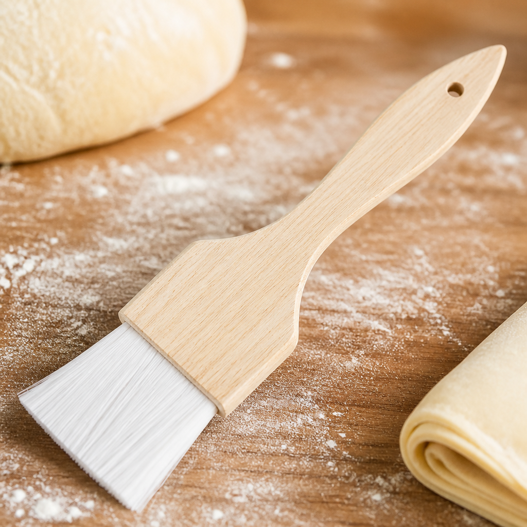 50mm Commercial Wooden Handle Pastry Brush for Basting