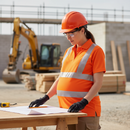 Premium Maternity Short Sleeve Polo with Hi-Vis Collar and Reflective Tape for Enhanced Visibility