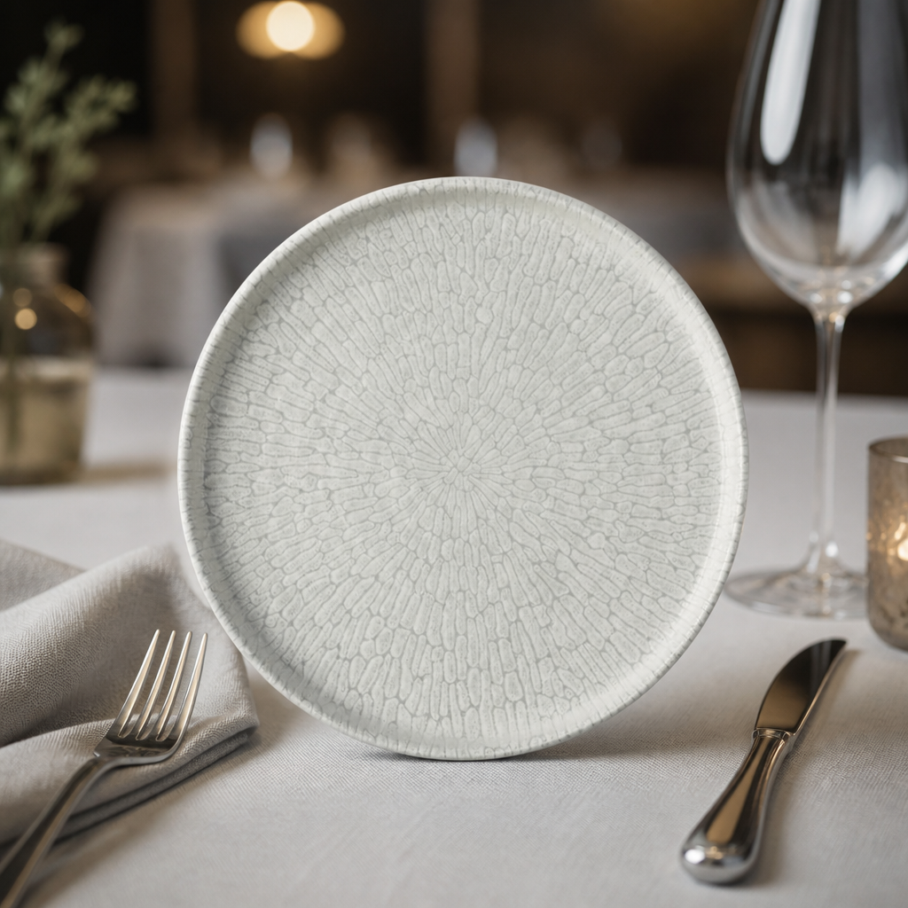 Commercial Walled Plates 157mm Thermal Shock Resistant 6 Pack