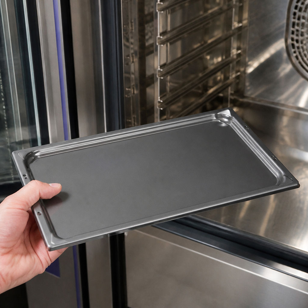 Commercial 1/1 Gastronorm Tray 20mm Aluminium Alloy Grey