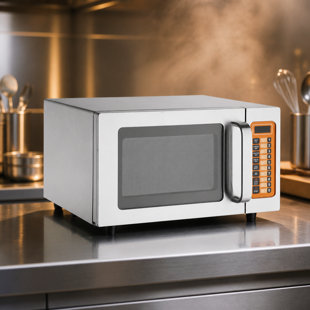 25L Commercial Digital Microwave 1000W Stainless Steel