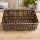 Commercial Rectangular Display Basket 525x385mm Dark Brown