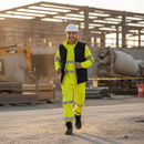Premium High Visibility Jogger - Durable 100% Polyester with Elasticated Features for Enhanced Comfort and Safety
