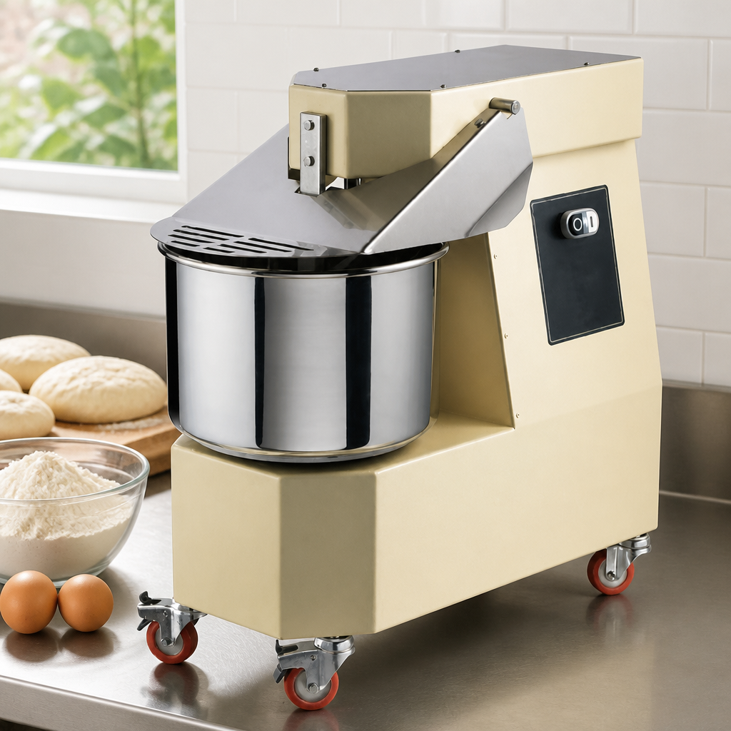 12L Commercial Planetary Mixer with Safety Guard and Lid