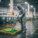 Premium Heavy Duty Chemical Resistant Coverall with Excellent Permeation Resistance for Industrial Use