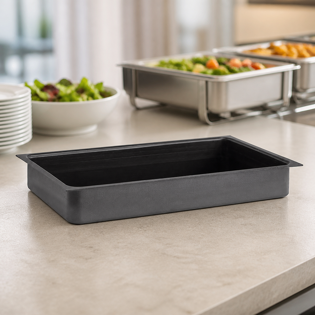 GN 1/1 Black Polystyrene Insert 515x310x60mm for Buffets