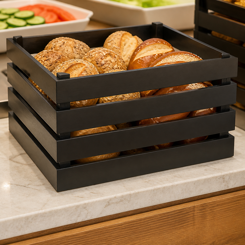 Commercial Wooden Crate 350 x 290mm for food display