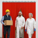 PVC Curtain Strips – Twin Track, Solid Colour Linear Metre