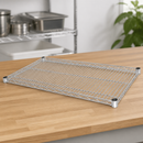 Commercial Chrome Wire Shelves 1220x610mm (2 Pack)