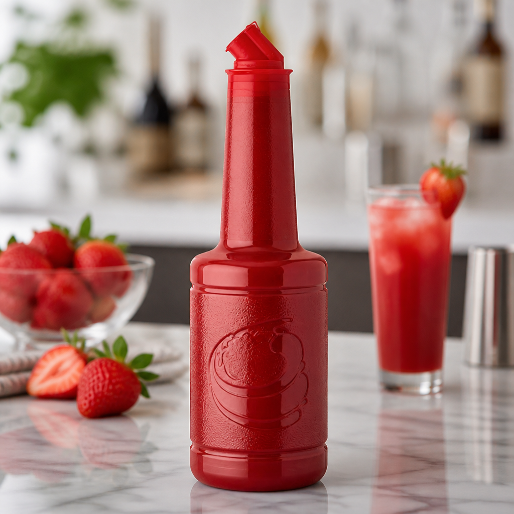Commercial Strawberry Puree 1L for Cocktails and Smoothies