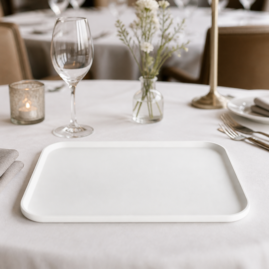 Commercial Fibreglass Rectangular Tray 355x457mm