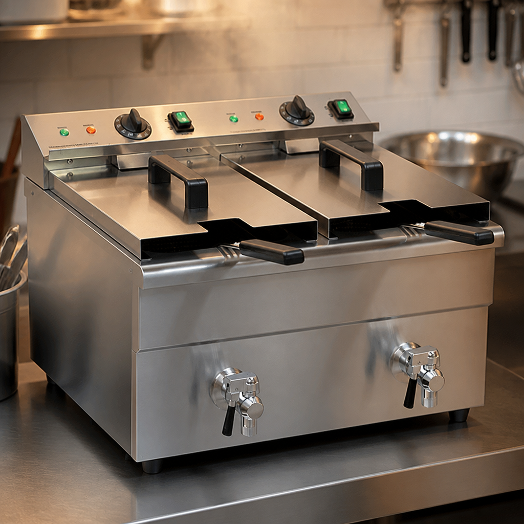 Commercial Induction Fryer 15Ltr Electric Counter Fryer