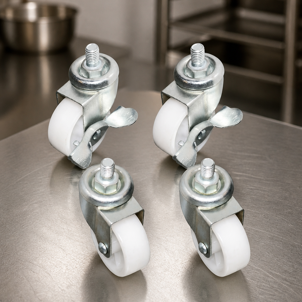 Commercial Replacement Castors Set of 4 for Catering Equipment