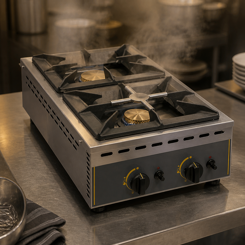 Commercial Double Zone Gas Boiling Ring 6kW Hobs