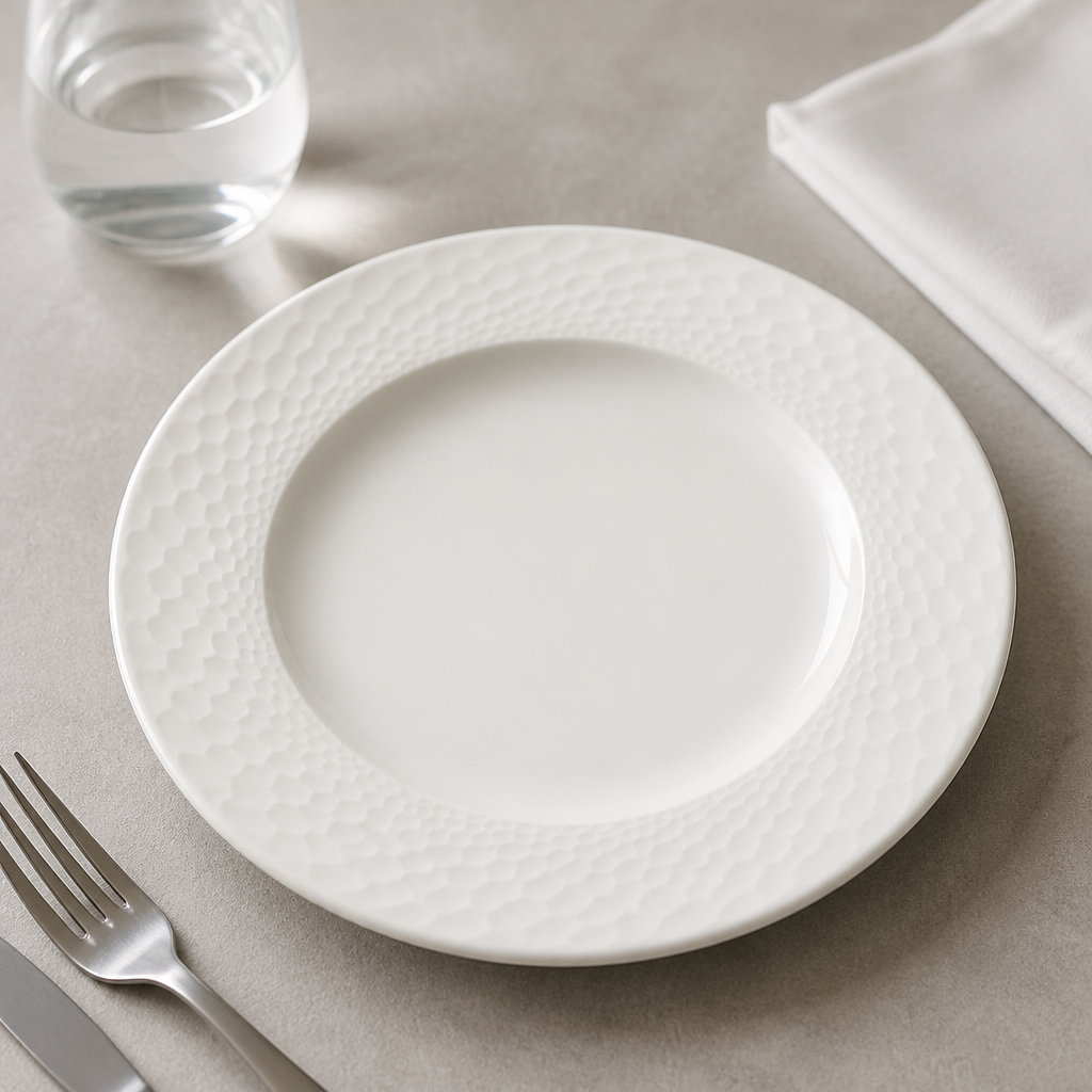Commercial Mid Rim Plates 230mm for Hospitality 24 Pack