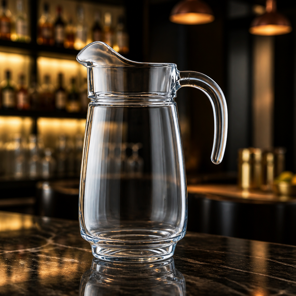 Commercial Glass Jugs 2.3Ltr Pack of 6 for Catering Services