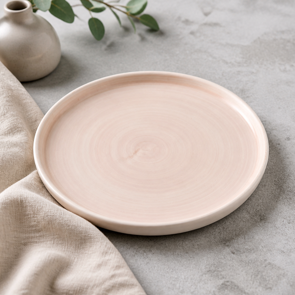 Commercial Walled Plates 255mm - 6 Pack Coral