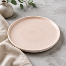 Commercial Stonecast Walled Plates 255mm - 6 Pack Coral