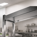 Commercial Single Tier Ambient Overshelf for Hot Cupboards