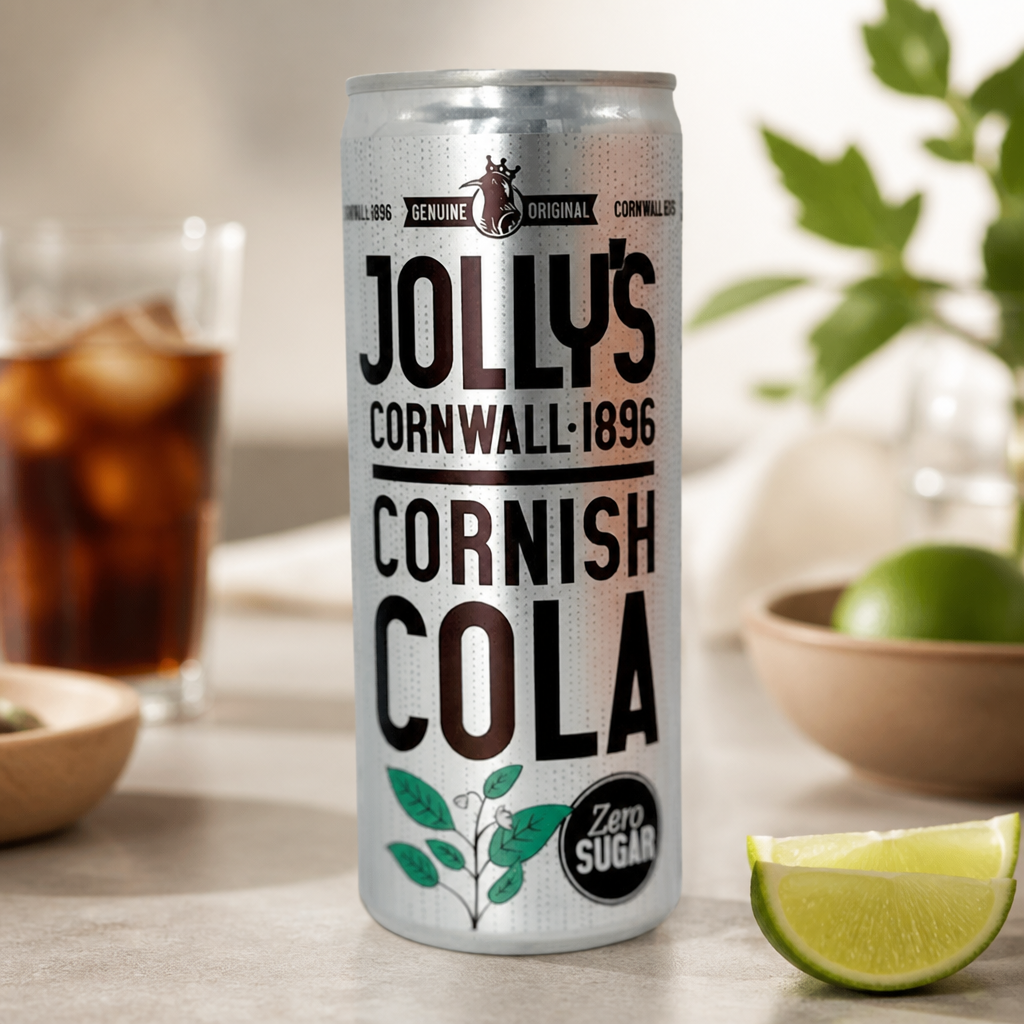 250ml Sugar-Free Cornish Cola Cans - 24 Pack