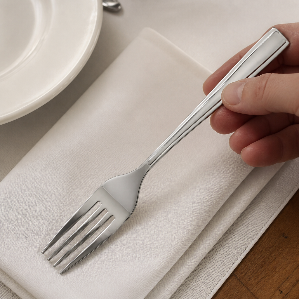 Commercial Stainless Steel Table Forks 12 Pack 206mm