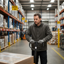 Premium Heavy Duty Fleece Jacket 380GSM - Charcoal Grey with Elasticated Wrist & Zipped Pockets