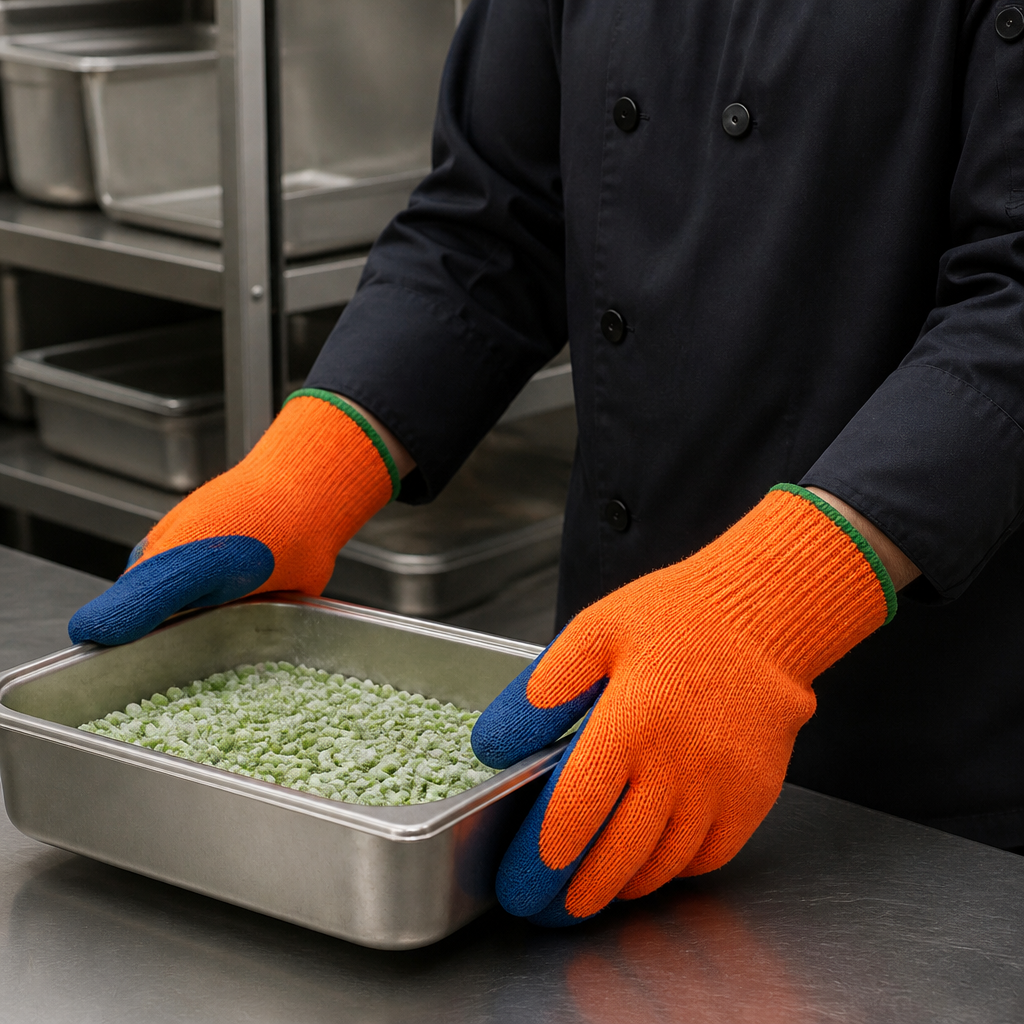 Commercial Freezer Gloves for cold protection in kitchens