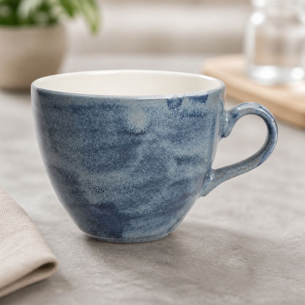 Commercial 350ml Bluestone Cups Set of 12 for Catering