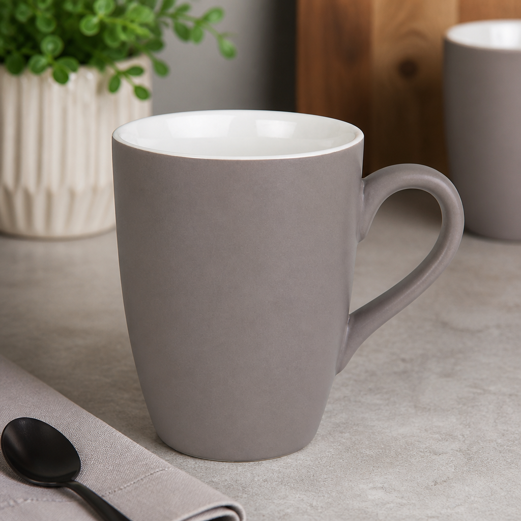 340ml Commercial Pastel Mugs Set of 6 for Restaurants