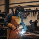 Premium Leather Welding Apron with CE Certification for Heavy-Duty Protection and Adjustable Fit