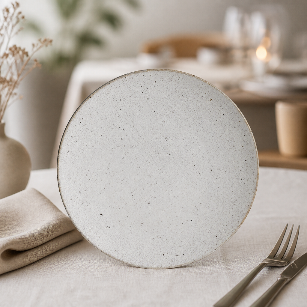 Wabi Sabi Coupe Plates 285mm Porcelain 6 Pack