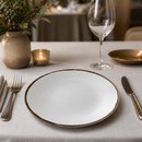 Commercial Deep Coupe Plates 255mm Natural 12 Pack