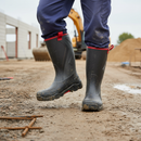 Premium Waterproof Insulated Full Safety Wellington Boots S5 CI SRC - Lightweight, Flexible, Easy to Clean