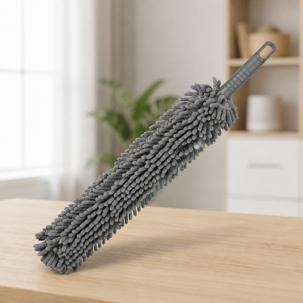 Bendable Microfibre Duster Head for Commercial Cleaning