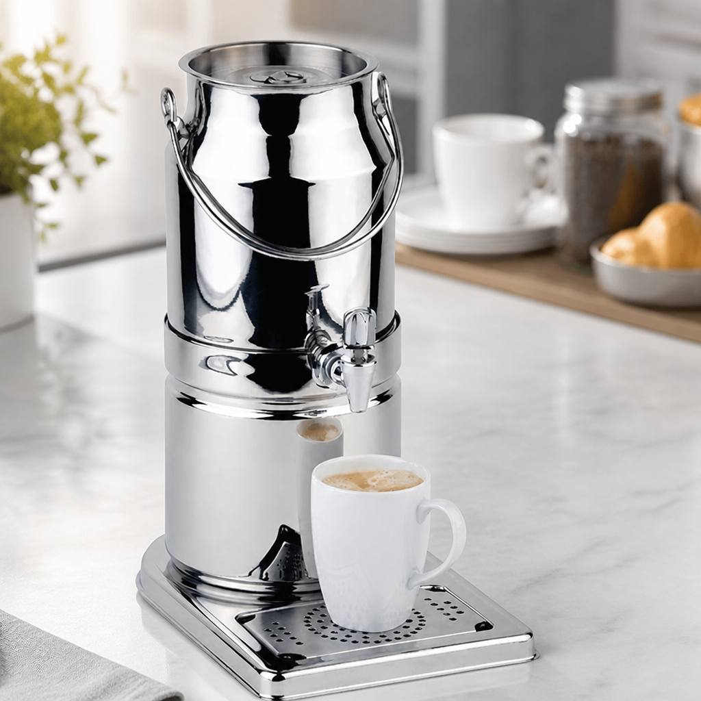 3Ltr Commercial Stainless Steel Milk Dispenser for Drinks Service
