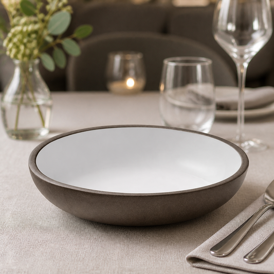 Commercial Deep Coupe Bowls 200mm Stoneware 6 Pack
