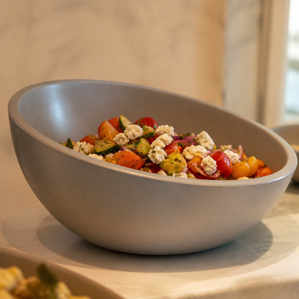 Commercial Melamine Sloping Bowl 300mm 2.3Ltr Capacity