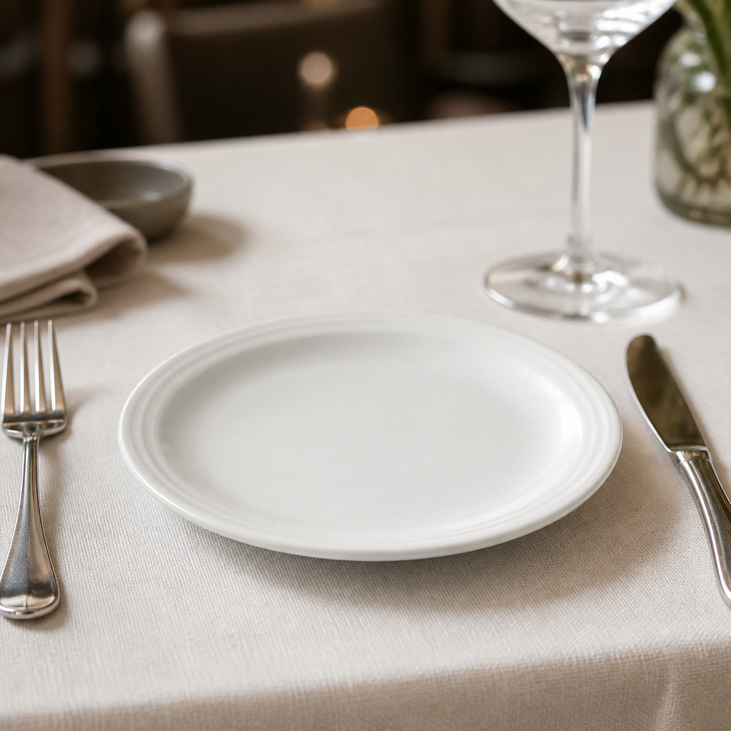 Commercial 152mm plates - 12 pack for catering use