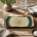 Commercial Rectangular Plates 270x160mm - 6 Pack Organic Design
