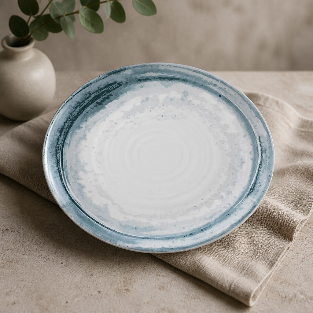 Commercial Coupe Plate 270mm Rustic Design Set of 12