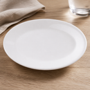 Commercial Oval Porcelain Dishes 330mm for Fine Dining 12 Pack