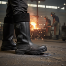 Premium Heavy Duty Foundry Boot - High Protection, Sizes 6-14 for Industrial Use