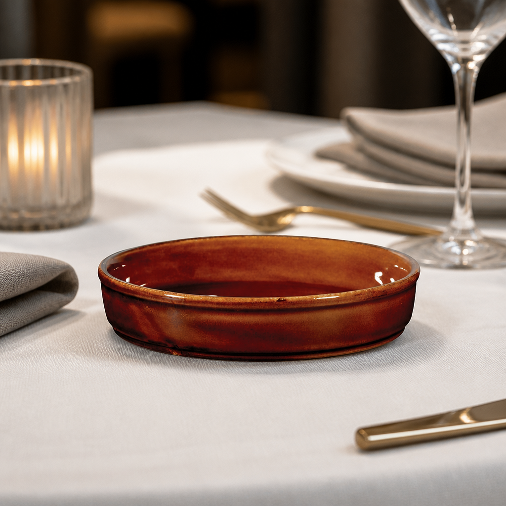 Commercial Mezze Dishes 110mm 199ml Stoneware 6 Pack