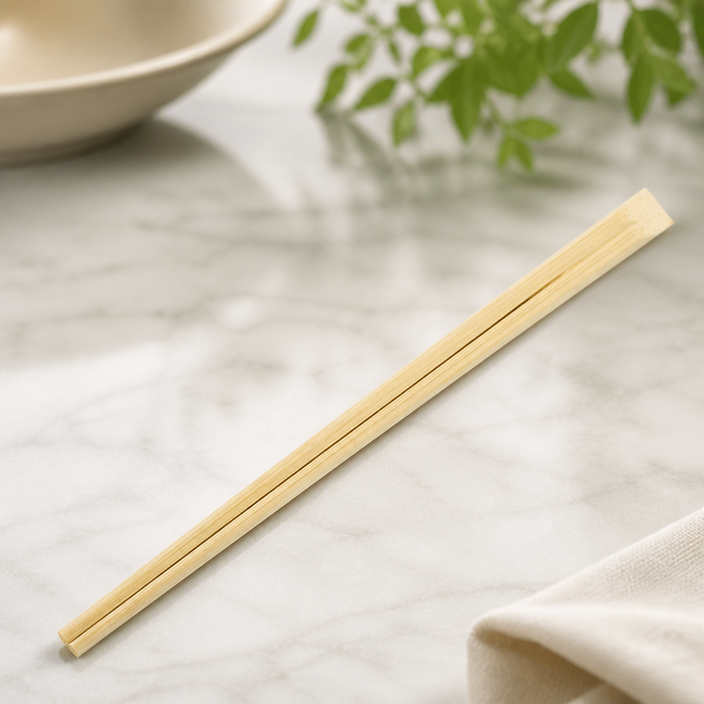Compostable Bamboo Chopsticks 100 Pack Wooden Cutlery Set
