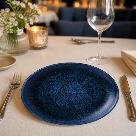 Commercial Coupe Plates 10.25" Ultramarine 12 Pack Super Vitrified